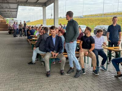 Zesp ABM podczas spotkania firmowego